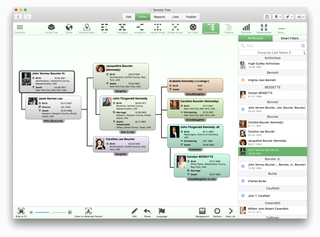 Free Family Tree Software Mac Os X